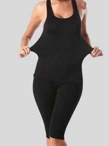 Pack de 4 Blusas Mujer Camiseta Dama Casual Blusa Varios colores Crop Top - Naranja Quemada - Ver 4