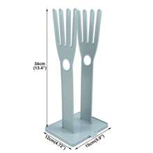 1 pieza Soporte para guantes de cocina, Estante de secado de guantes, Escurridor de plástico para guantes de goma, Colgador de guantes, Estante para fregadero, Organizador de bolsas de alimentos, Regalo del Día de la Madre, en color rosa y azul