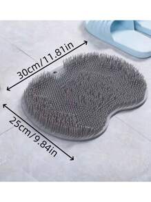 1pc Multi-Purpose Foot Scrubber Massage Mat, Anti-Slip Bathroom Foot Massage Mat, Tub Massage Pad, Slouchy Back Scratcher Gym Accessories
