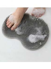 1pc Multi-Purpose Foot Scrubber Massage Mat, Anti-Slip Bathroom Foot Massage Mat, Tub Massage Pad, Slouchy Back Scratcher Gym Accessories