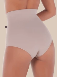 Women's Post-Surgical Abdominal Shaping Belt With Side Opening - Beis - Ver 2