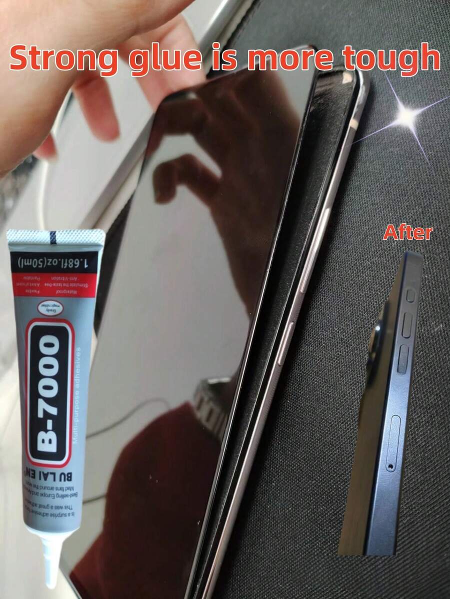 Adhesive For Phone Screen, Jewelry DIY Acrylic Rhinestone Sticker, Multi-Purpose Glue, Random New And Old Models Sent - Multicolor - View 1