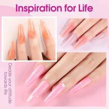 35PCS Poly Gel Nail Kit 20 Colors Nail Extension With Slip Solution Kit Matte Base Top Coat For Beginners Poly Gel Kits Nail Art DIY Manicure Tool Kit(Nail File Random Shipment)