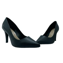 Mozione Women's Scarpin High Thin Heel Shoe 174 - màu đen - Xem 6