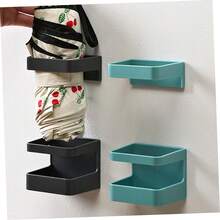 1 Set Of Umbrella Rack Rain Umbrella Rack Umbrella Drainage Rack Indoor Umbrella Rack Plastic Rack Umbrella Rack Entrance Umbrella Rack Stan Umbrella Storage Rack No Perforated Bracket Pp - Multicolor - View 10