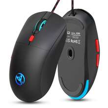 Chuột chơi game có dây HXSJ 3600 dpi, 6 nút, đèn nền RGB, thiết kế tiện dụng cho thể thao điện tử & văn phòng - màu đen - Xem 8
