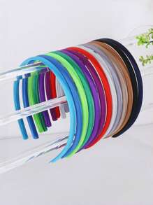 26pcs Solid Color Hairbands For Women, Facial Headbands - Multicolor - View 4