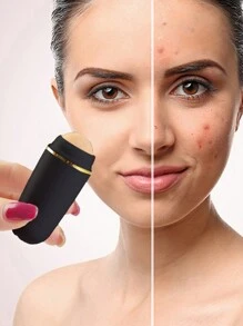 1 件便携式火山吸油滚轮、面部吸油棒 - 彩色 - 查看 8