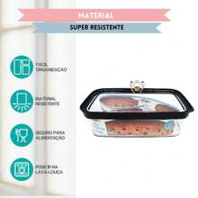 Pote Hermético 1500ml  Anti Impacto Medias Porcoes Porta Mantimentos Para Bolos, Pães , Bolacha, Torrada
