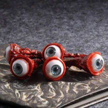 1 pieza Decoración de ojos sangrientos de Halloween, ojos artificiales, props de terror para Halloween, Navidad