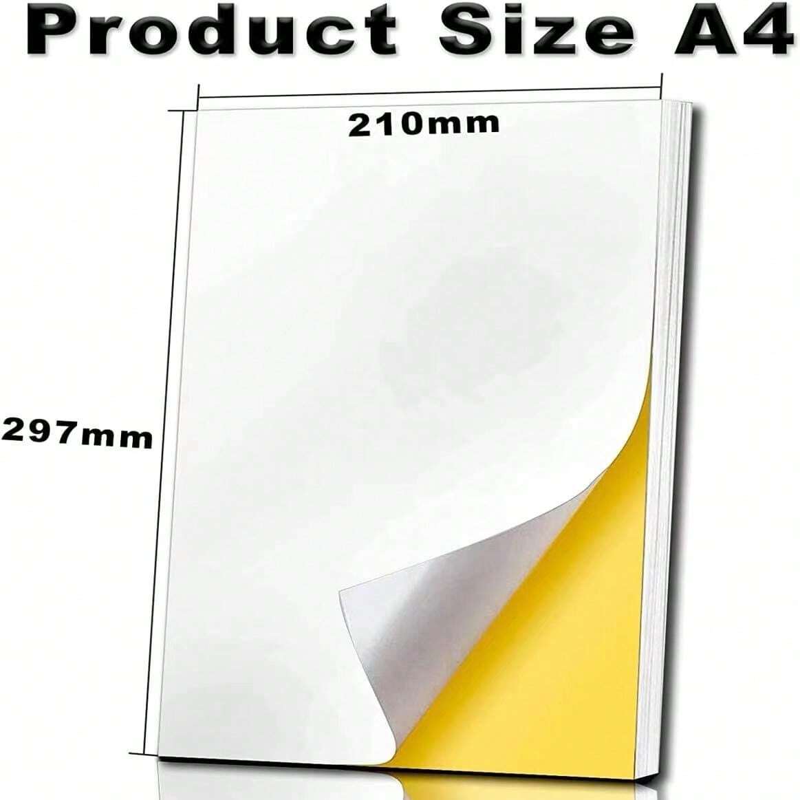 A4 Bianco Lucido 99,1 X 93,1 Mm Etichette Indirizzo - Foto 4