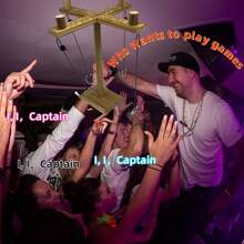 1 Set, Ring Toss Games, Wooden Carabiner Throwing Games, Wooden Toys, Toss Games, Bar Toys, Party Toys, Living Room Toys, Mood Making Toys, Drinking Games, Bar Games, Beer Games, Gifts, Hand Gifts, Halloween Toys, Christmas Toys, Halloween Gifts - Multicolor - View 2