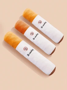 1 Đồ chơi hút thuốc giả sang trọng thực tế cho thú cưng, có chip âm thanh, không thích hợp để nhai (Lưu ý: Kích thước S không có chip âm thanh) - Nhiều màu - Xem 2