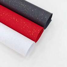 Ivory Golden Foil Design Gift Wrapping Paper Roll, Silky Smooth Texture, Pearlescent Material, Suitable For Birthday, Holiday, Wedding, Christmas, Halloween, Halloween Decoration - Multicolor - View 6