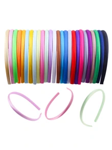 26pcs Solid Color Hairbands For Women, Facial Headbands - Multicolor - View 7