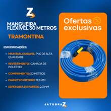 Mangueira Jardim Lisa Flexivel 7 10 15 20 25 30 e 50 Metros