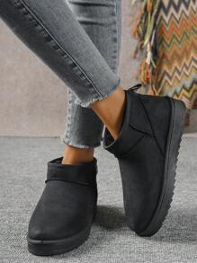 2024 New Winter Snow Boots, Thick Insulation, Cold-Proof, Short Style, Versatile, Waterproof, Non-Slip, Warm And Comfortable, Plus Size, Unisex Snow Boots