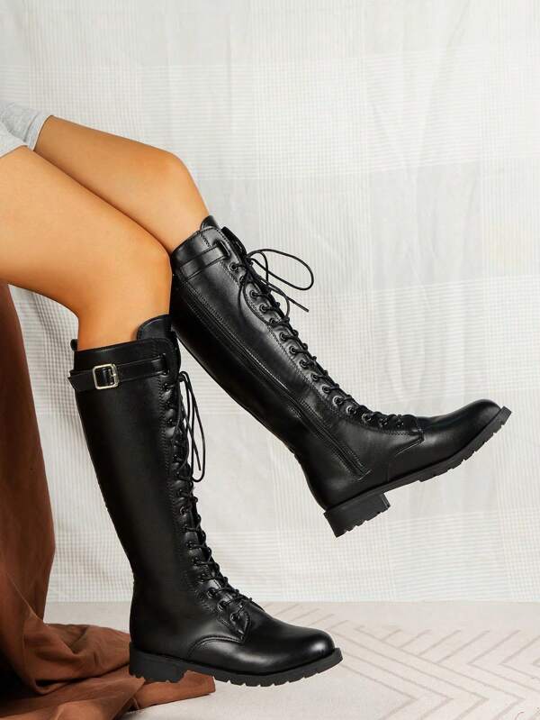 Women's Fashion Flat  Boots