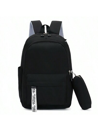 Imagem do produto Mochila Bolsa Escolar Universidade Esportiva Feminina Masculina Notebook Versátil na loja Shein