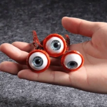 1 pieza Decoración de ojos sangrientos de Halloween, ojos artificiales, props de terror para Halloween, Navidad