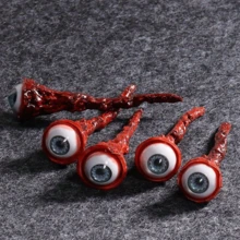 1 pieza Decoración de ojos sangrientos de Halloween, ojos artificiales, props de terror para Halloween, Navidad
