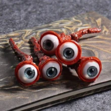 1 pieza Decoración de ojos sangrientos de Halloween, ojos artificiales, props de terror para Halloween, Navidad