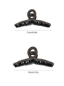 Rhinestone Hair Claw, Large Size Hair Clip, Hair Accessory For Women - Multicolor - View 2