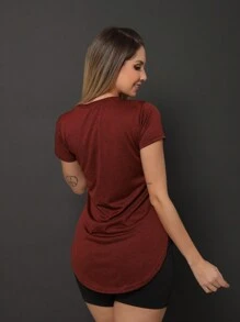 Kit 3 Blusa Feminina Tapa Bumbum Dry Fit Academia Fitness Lisa