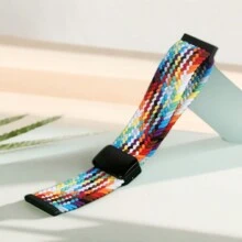 1 件 18mm20mm22mm 编织磁环兼容 Sam Galaxy Watch 7/6/5/4 40mm44m/6 Classic 43mm 47mm/Active 2/Gear S3 Classic/HW GT5/GT4 41mm 46mm/GT2/GT 3 42mm 46mm/HW Watch 4 Pro/Watch GT 5 Pro 表带，磁性编织环兼容 表带