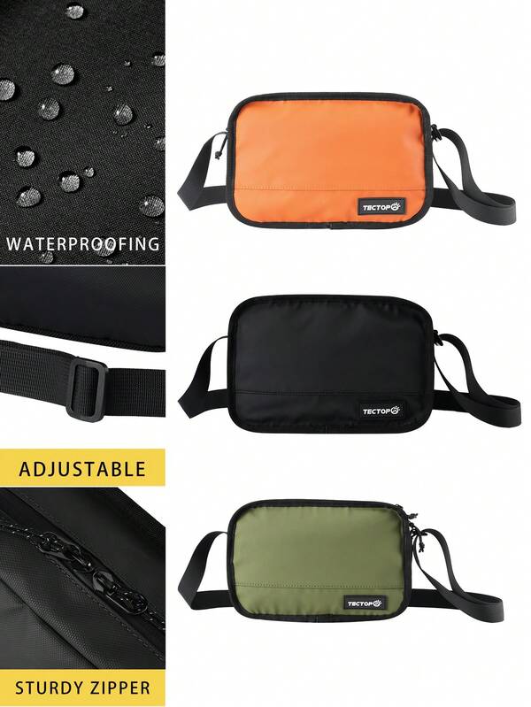 TECTOP Wasserdichter Crossbody Rucksack, Slingtasche, Wanderrucksack, Mehrzweck Crossbody Brusttasche