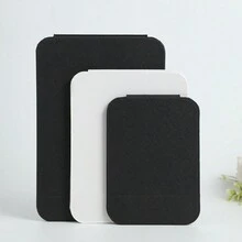 1pc Folding Makeup Mirror With Cosmetic Desktop Standing For Travel, Vanity Table, Room Decor, Dormitory, Beauty Gifts (Rectangular)(Carton Packaging) - Black - View 3