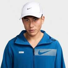 Nike Dri-FIT ADV FLY Unstructured Drard Hat - FJ0736-100/White/Anthracite/Black - View 1