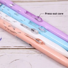 1 件创意可爱水晶精灵糖果少女心自动铅笔不易折断彩钻笔杆0.7m书写工具自动铅笔学生文具，女孩的可爱物品，女孩文具，铅笔顶