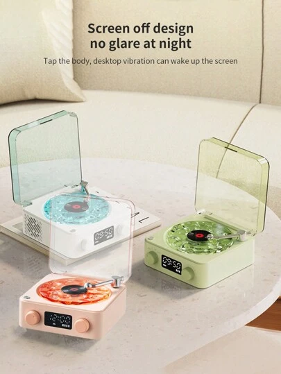 A New Speaker With The Look Of A Record Player And A Sleeping Speaker That Listens To The Waves Of The Sea With A Rippling Light Effect