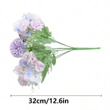 1 pieza Ramo artificial de 7 rosas para decoración del hogar, boda, fotografía - Multicolor - Ver 5