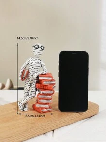 1pc Abstract Eyeglasses & Letter Shaped Desk Accessories For Home Decor, Suitable For Study, Bedroom, Living Room, Foyer Best Gifts Birthday Graduation