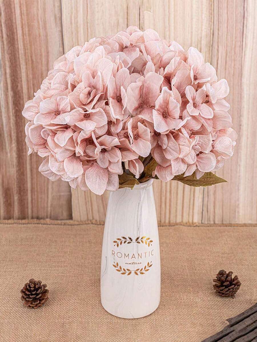 1/3 件人造花康乃馨花束绣球菊花情人节礼物生日派对装饰婚礼花篮新娘手捧花家居装饰餐厅卧室窗台花瓶装饰新年装饰户外花园开学季