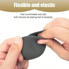 Siliconen pookknopafdekking, elastische antislip beschermhoes voor versnellingspook voor handmatige en automatische transmissie, zwart