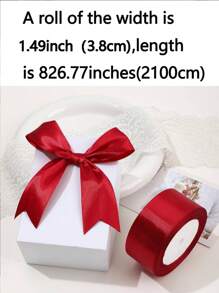 (5 Rolls Ribbon) DIY Rose Flower Materials Satin Ribbon Decor Cake Gift Packaging Woven Ribbon Wedding Party Bow Ribbon For Graduation Ceremony Bride Gift Packaging Birthday Decor Wedding Supplies Bridesmaid Gift Party Favor Back To School DIY Hair Clips Thanksgiving Christmas Handmade Rose Ribbon New Year Valentine's Day Wedding New Year - Baby Pink - View 3