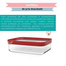 Kit 2 Peças Potes Hermerticos 1100ml Para Frios Presunto Queijo Anti Impacto Medias Porcoes Porta Mantimentos Para Grãos Frutas Cereais Maracarrao