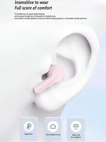 T2 In Ear Earphones/Sports/Outdoor/Leisure/Sleep Wireless Earbuds (Wireless Earphones/Wireless Earphones) New Wireless Version Earbuds With Low Latency, High-Quality HiFi 9D Suitable For Video Games/Movies/Anime/TV Dramas/Cartoons/Fantasy/Space/Animals/Sports/Nature/Music/Flowers/Festivals Christmas, Festivals, Promotional Gifts, The Best Gift For Men And Women