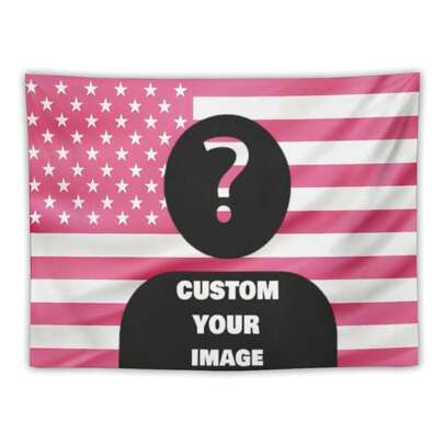 1pc American Background Custom Tapestry, You Can Place Your Favorite Photos, Artists, Etc, Suitable For Male Or Female Bedroom Aesthetics, Room Decor, Flags For Room, Wall Decor, Customized Tapestries For Anniversaries, For Valentine's Day, For Mother's Day, For Birthdays, For Youth's Day, For Father's Day, For Graduation, For Weddings, For Christmas, For Housewarming Sofa, Bed, Car, Tea Room, Bedroom, Living Room, Custom Flags, Home Decor, Tapestry Washable,Lightweight,Breathable, Funny,Cute,Love Custom,Unique,Personalized Ideal Gifts For Him,Ideal Gifts For Her,Ideal Gifts For Boyfriend,Ideal Gifts For Girlfriend,Ideal Gifts For Dad,Ideal Gifts For Mom,Ideal Gifts For Friends,Ideal Gifts For Family Him,Her,Boyfriend,Girlfriend,Dad,Family,Mom,Friends For Anniversaries,For Graduation,For Housewarming,For Weddings,For Birthdays Sofa,Bed,Car,Tea Room,Bedroom,Living Room,Customized Tapestry,Xmas Decoration, Autumn Home Refresh, Scandinavian Cozy Home, Winter Grace