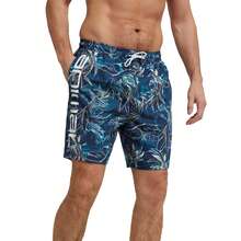 Animal Mens Deep Dive Printed Boardshorts (Navy) - Navy Blue - View 1