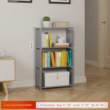 Librero Y Mueble Organizador Estante Para Libros 3 Cubos Y 4 cubos - tres rejilla - Ver 6