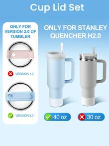 Silikonmanschette, kompatibel mit Tumblern 20-40oz & Wasserflaschen 12-24oz und weiteren Flaschen/Tumblers mit 2,8-2,95 Zoll Boden, für Vakuumbecher, Wasserflaschen mit weiter Öffnung, Edelstahlwasserflaschen