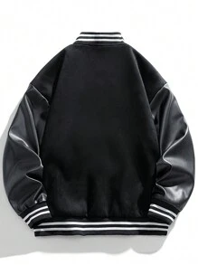 Hooded Loose Fit Jacket, Outdoor Sports Casual New Autumn Men Baseball Jacket