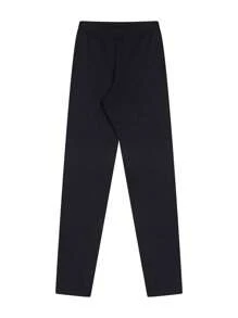 Kit 3 Warm Plush Winter Flannel Children's Leggings - 彩色 - 查看 3