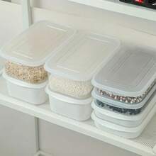 1 件带软盖的塑料食品储存容器，350/700/800/1600 毫升，午餐盒，食物准备容器 - 彩色 - 查看 5