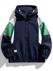 Men's Casual Loose Hooded Outdoor Sports Jacket, New Design For Autumn