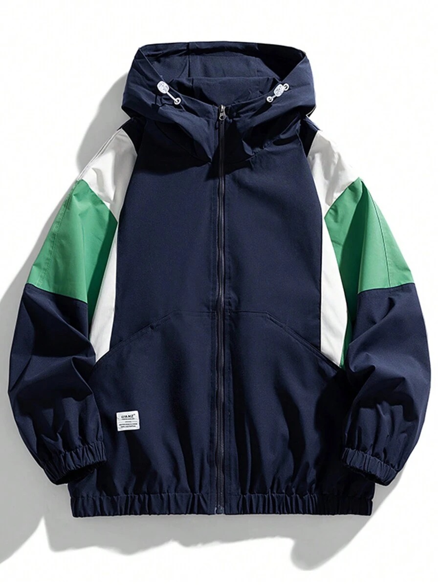 Men's Casual Loose Hooded Outdoor Sports Jacket, New Design For Autumn